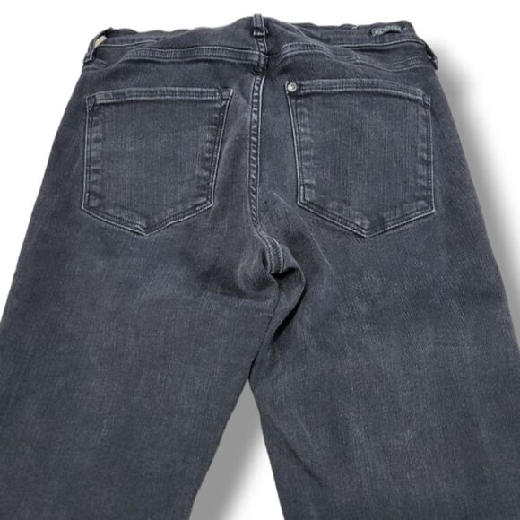 Shaping &Denim By H&M Jeans Size 28 W24"xL32.5" Skinny Jeans Stretch Black Denim - Picture 5 of 6